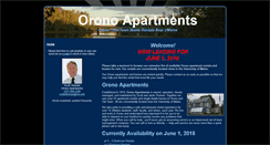 Desktop Screenshot of oronoapartments.com
